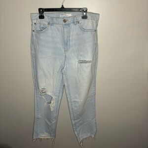 Garage Denim Vintage Straight Distressed Jeans sz 13